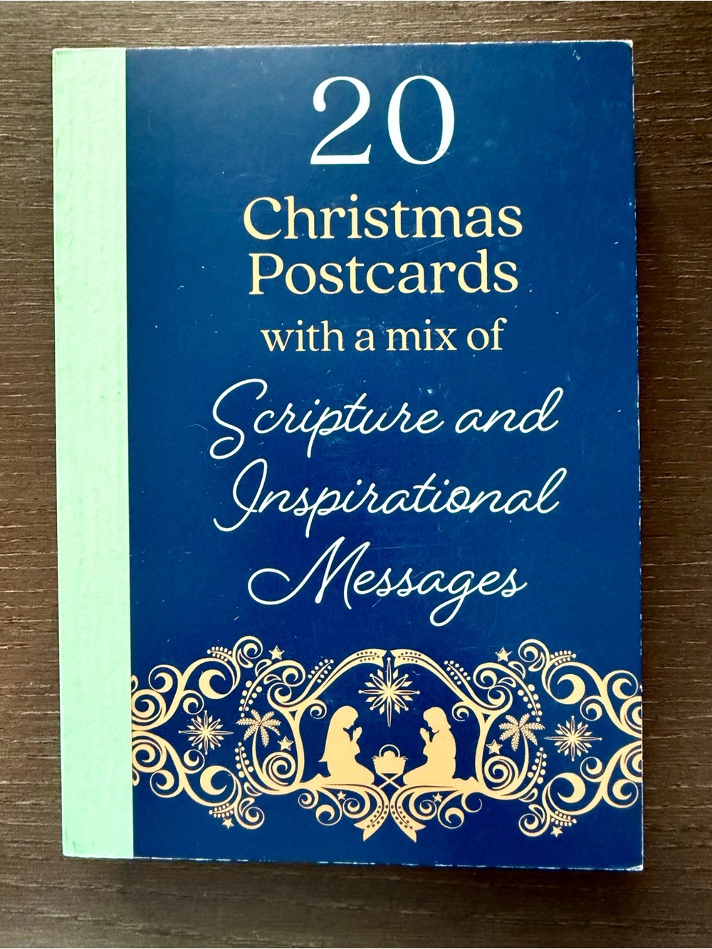 DaySpring Christian Christmas Postcard Book 20 Cards KJV